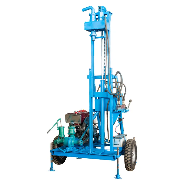 Simple Bore Small Portable Deep Small Artesian Water Well Drilling Machine Drill Rig Mine