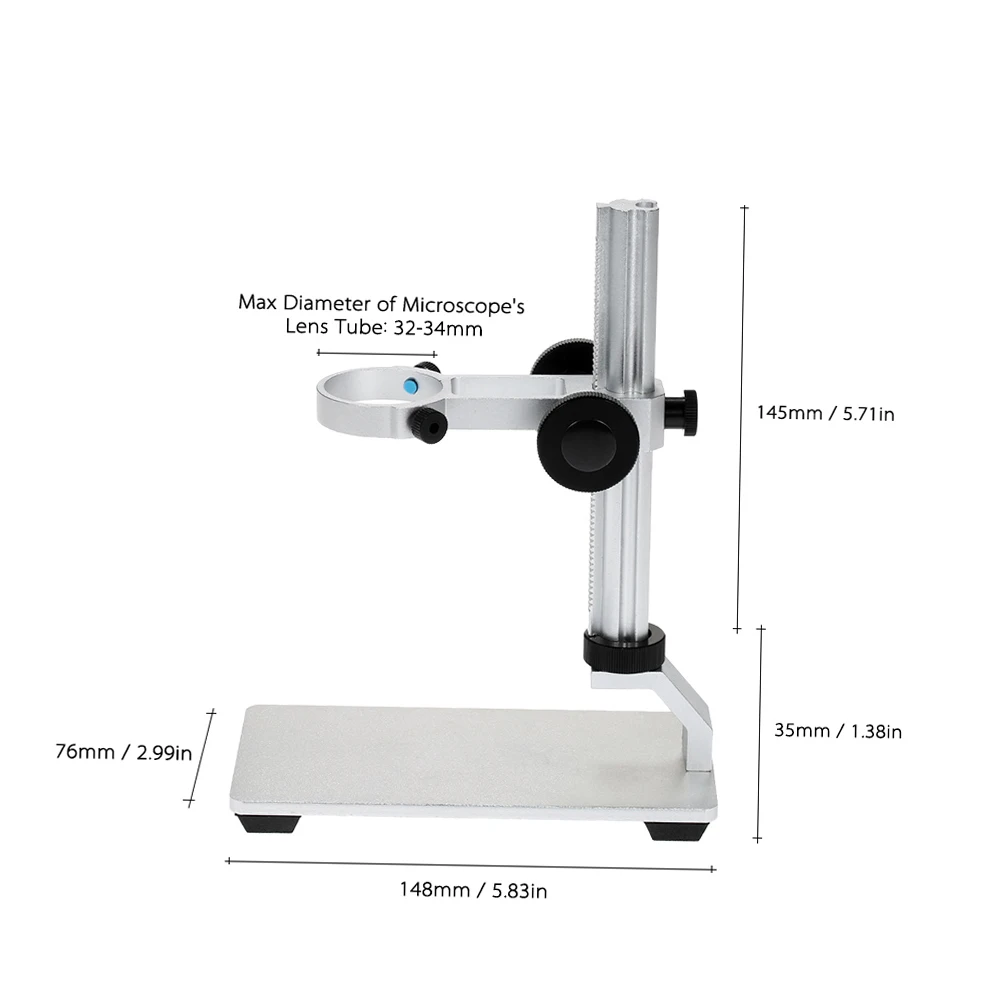 G600 Aluminum Alloy Stand Bracket Holder Lifting Support for Digital Microscope USB Microscopes Stand Bracket