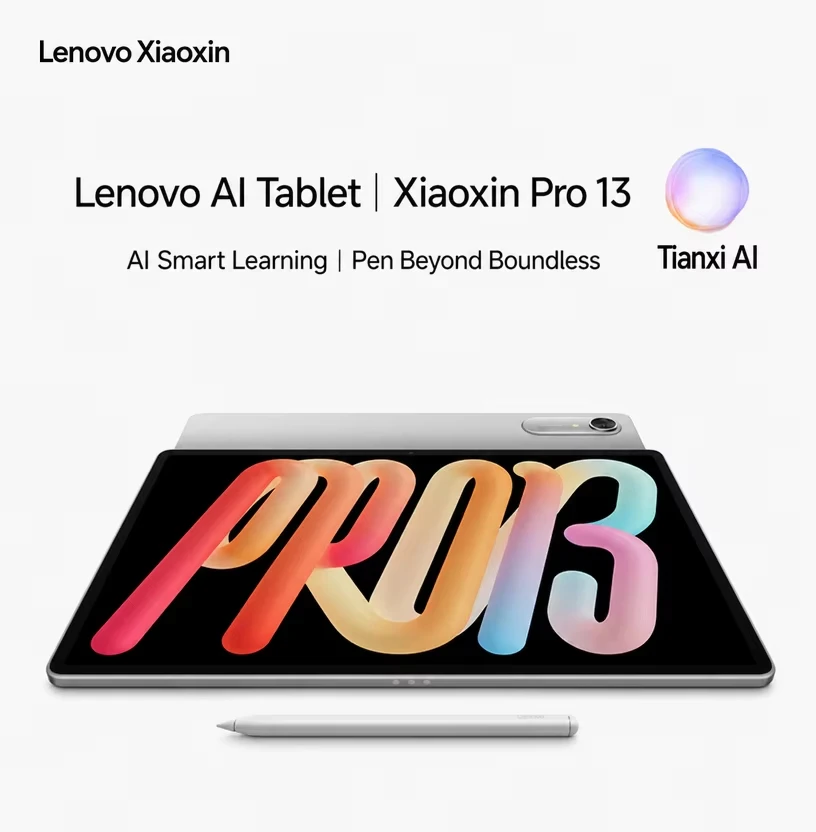 Lenovo Xiaoxin Pad Pro 13 2026 Gray Tablet 13 inch 3.5K 144Hz Snapdragon 8s Gen4 8+256GB 12+256GB 10200mAh 45W JBL Dolby Android