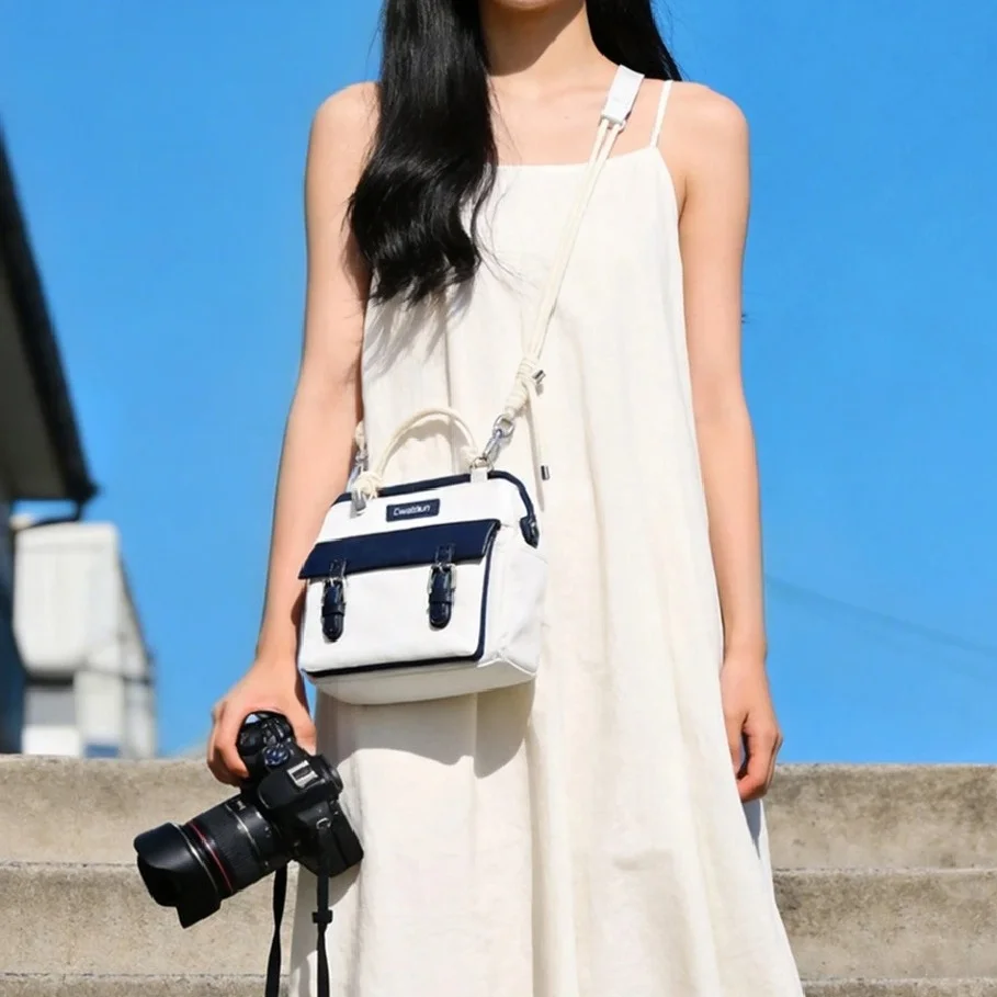 

camera sling bag for women Waterproof 2 in 1 Bag Set Photography Crossbody Camera Bag DSLR /SLR camera Shoulder Bag