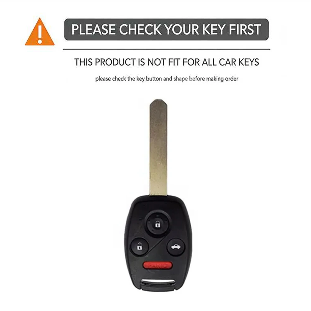 Remote Silicone Car Key Case Cover For Honda Civic 2006-2011 2017 Accord CRV 2003 2007 Jazz HRV
