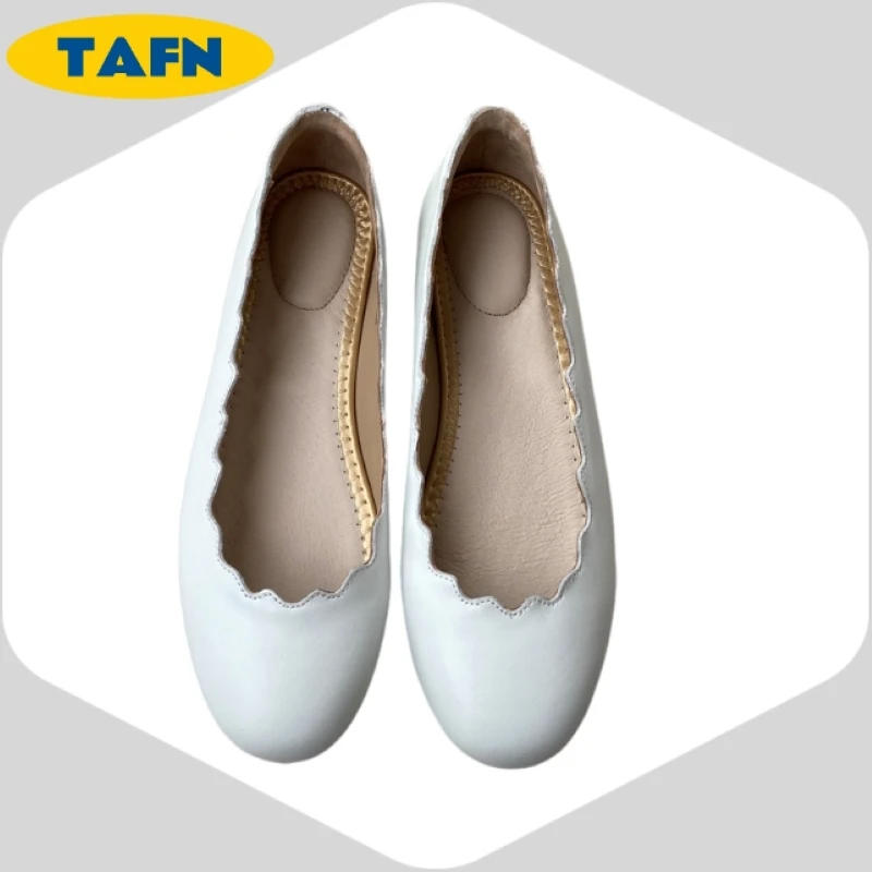 Nice All-Match Fashion Simple and Comfortable Advanced Texture Niche Women’s Loafers with Arch Support and Cushioned  AF403