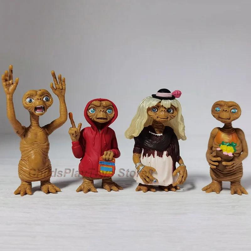 Figuras de acción de películas para niños, juguetes de colección de figuras de acción de Anime, Kawaii ET Elliott, regalos para niños