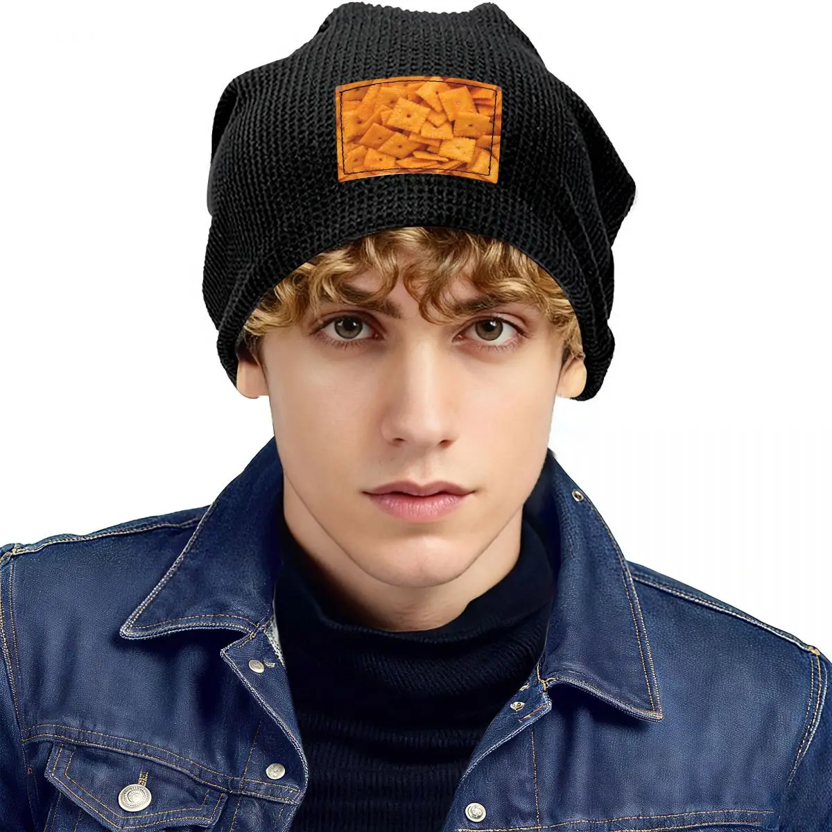 Cheez Its Men Women Adult Beanies Caps Fleece-Lined Bonnet Hat Warm Hip Hop Autumn Winter Outdoor Skullies Hats