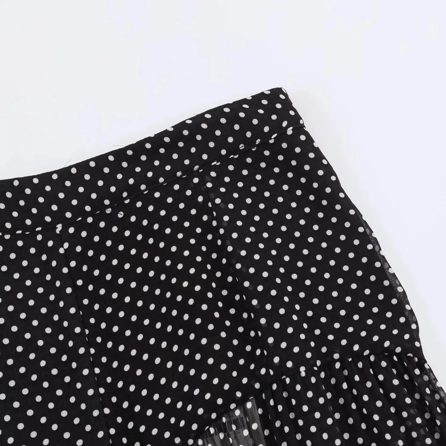 KONDALA Vintage Party-Chic Damen-Hosenanzug mit Polka Dots, ärmellosem Neckholder-Top und langen, weiten Hosen – Modischer Sommer-Urlaubsanzug 2026 – Detail 20