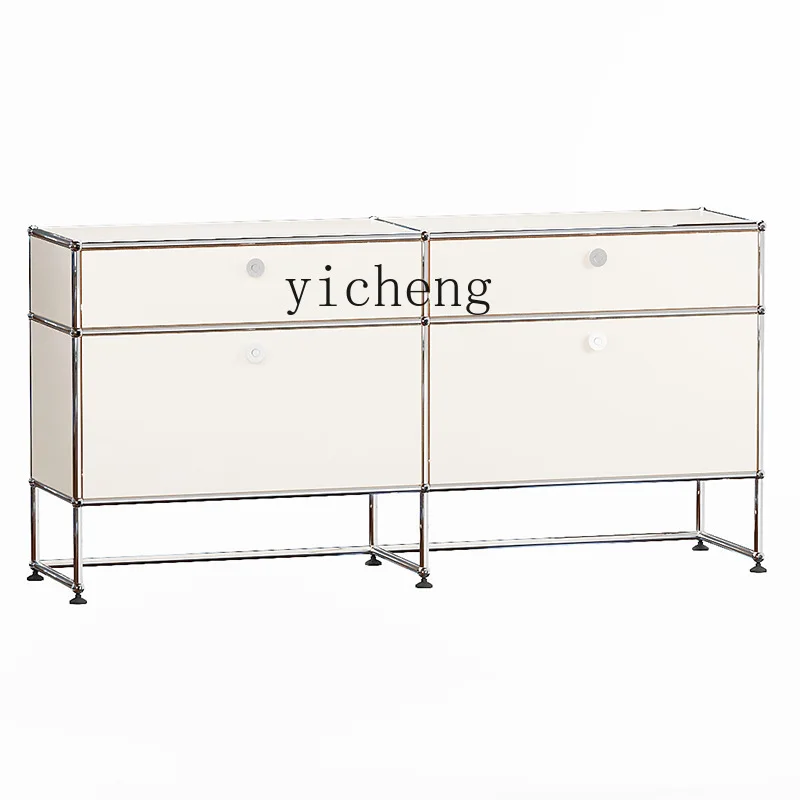 XL Zhonggu USM Module Cabinet Sideboard Cabinet Bedroom Living Room Stainless Steel Chest of Drawers