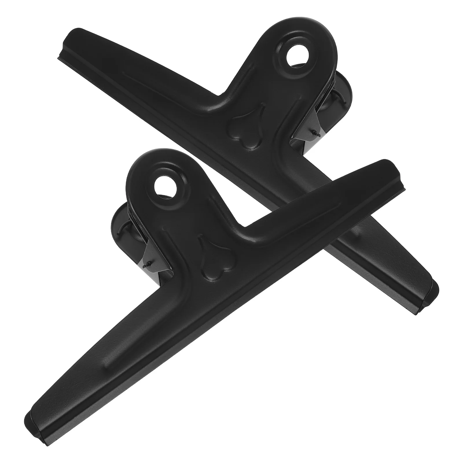 

2 Pcs Drawing Board Clip Large Bag Clips Clipboard Binder Extra Document Hardware Replacement Big Stainless Steel