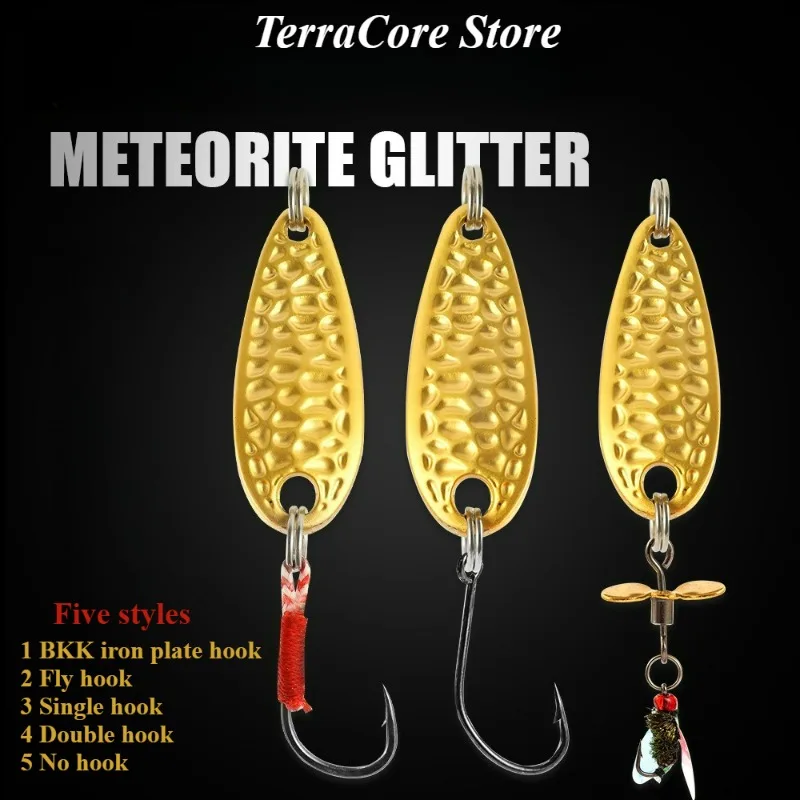 

Fishing Accessories Lurejerkmate Micro-meteorite Rotating Melon Seeds Shiny LuresBionic fly Peanut Shells Long-distance Throwing