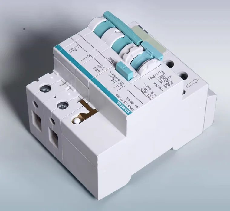 Genuine 5SU9 earth leakage circuit breaker 1P+N 2P 3P 4P 10A-63A optional