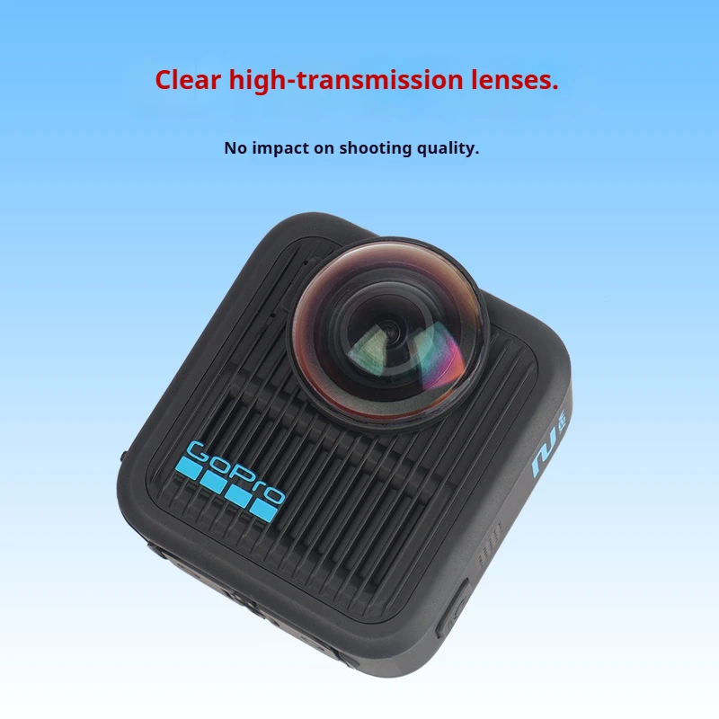 Ochraniacz obiektywu do GoPro Max 2, optyczny obiektyw, wysoka rozdzielczość, wysoka przepuszczalność światła, odporny na zarysowania i upadki — zdjęcie produktu 3