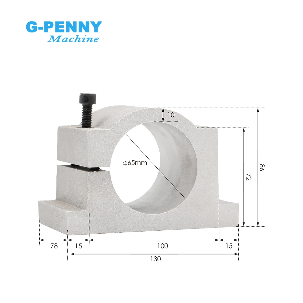 Imagem -05 - G-penny Water Cooled Spindle Motor Kit Preciso e Freqüência de Acionamento 75w Suporte da Bomba 1.5kw d 65 mm Pcs Rolamentos 0.01 mm Er16