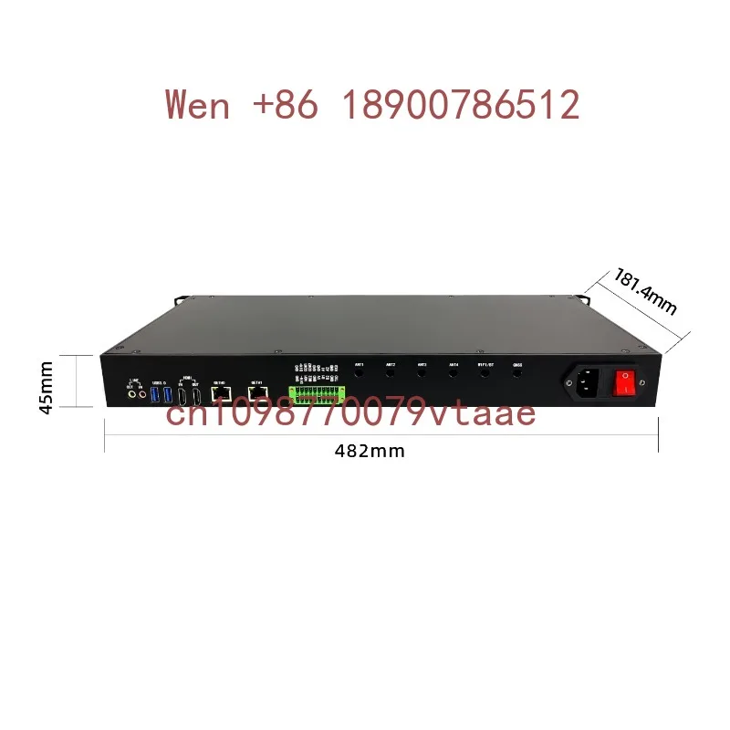 AI Edge Computing Power Server Host, Rockchip RK3588 Can Deploy 7B/35B Large Model 1U Rack Type