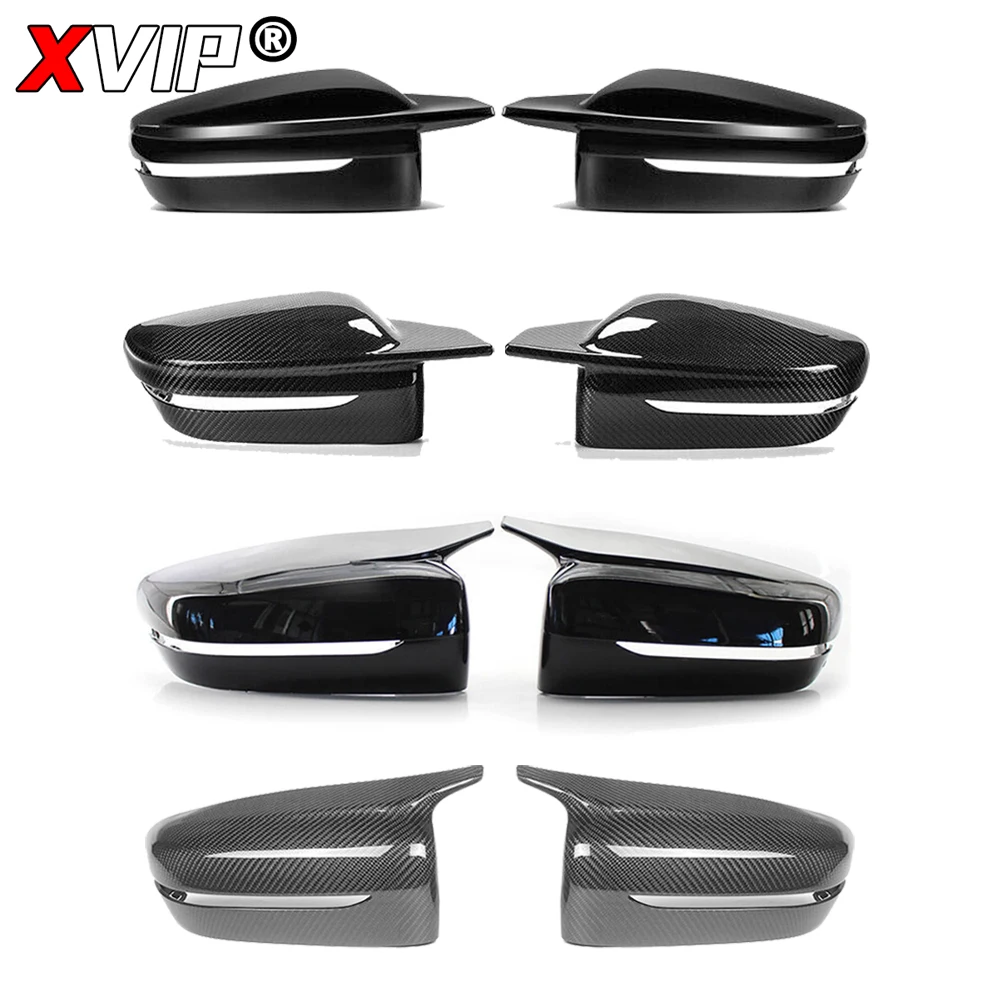 XVIP Carbon Fiber LHD/RHD Rearview Side Mirror Covers Caps For BMW 3 4 5 7 8 Series G20 G21 G22 G23 G30 G38 G11 G12 G15 G16 320i