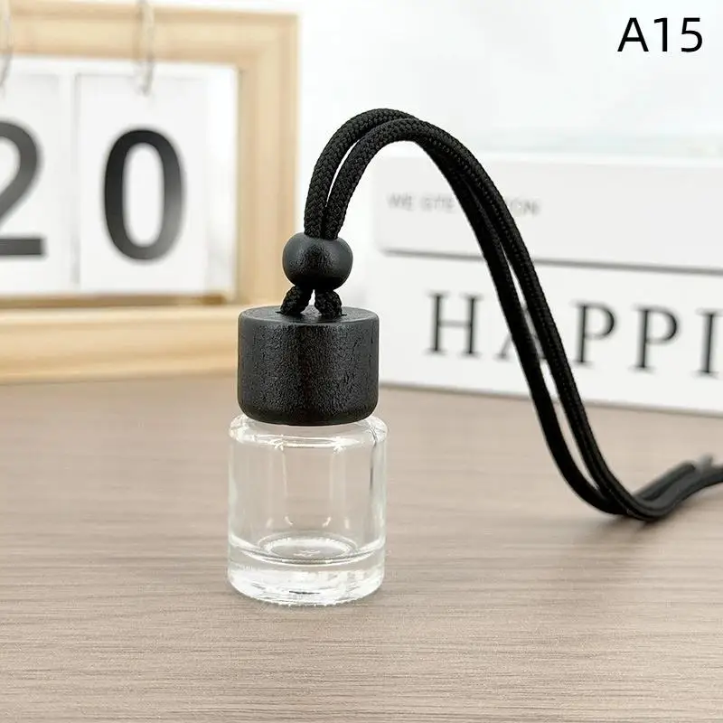 Mini diffuseur d'huiles essentielles rond, flacon pendentif, désodorisant de voiture, parfum, ornement, flacon