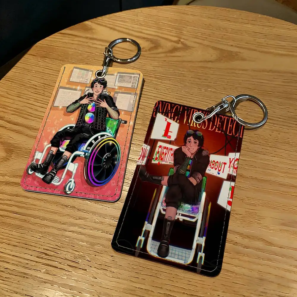 

Game D-Date Everything M-Mmac Card Holder Keychain Key Ring Door Lock Access Protective Case For Security Gift