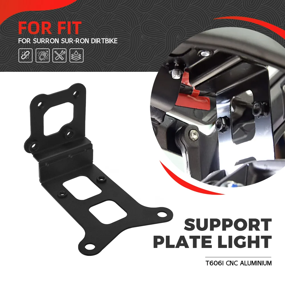 

Brake Tail Light Plate Bracket Fit For SURRON Light Bee X S Dirt Bike Taillight Headlight Bracket Lamp Spotlight Holder Clamp