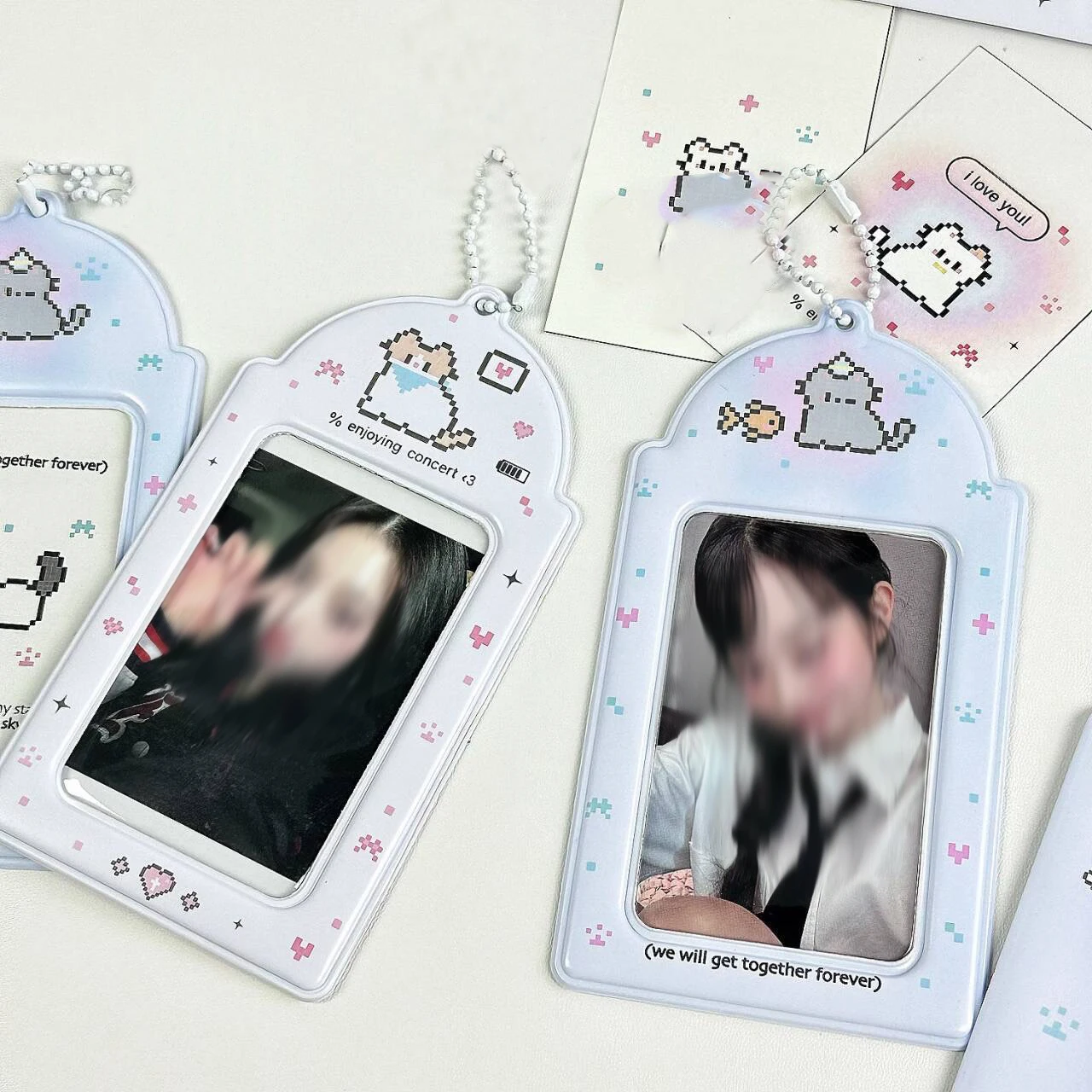 1 Stuks Sleutelhanger Briefpapier Id Kaart Hoes Tas Hanger Kaarthouder Cartoon Kaart Beschermhoes