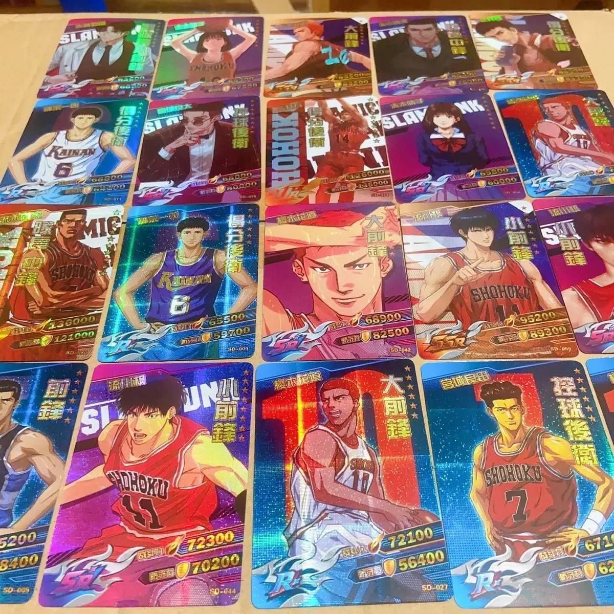 Original Slamdunk Collection Cards for Boyfriend Japanese Anime Figure Children Birthday Gift Game Slam Dunk Rare Cards for Kid