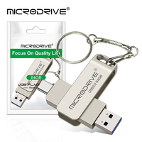 High Speed USB 3.0 Flash Drive Type-C Pen Drive Real 64GB 128GB 256GB Pendrive for Android/PC
