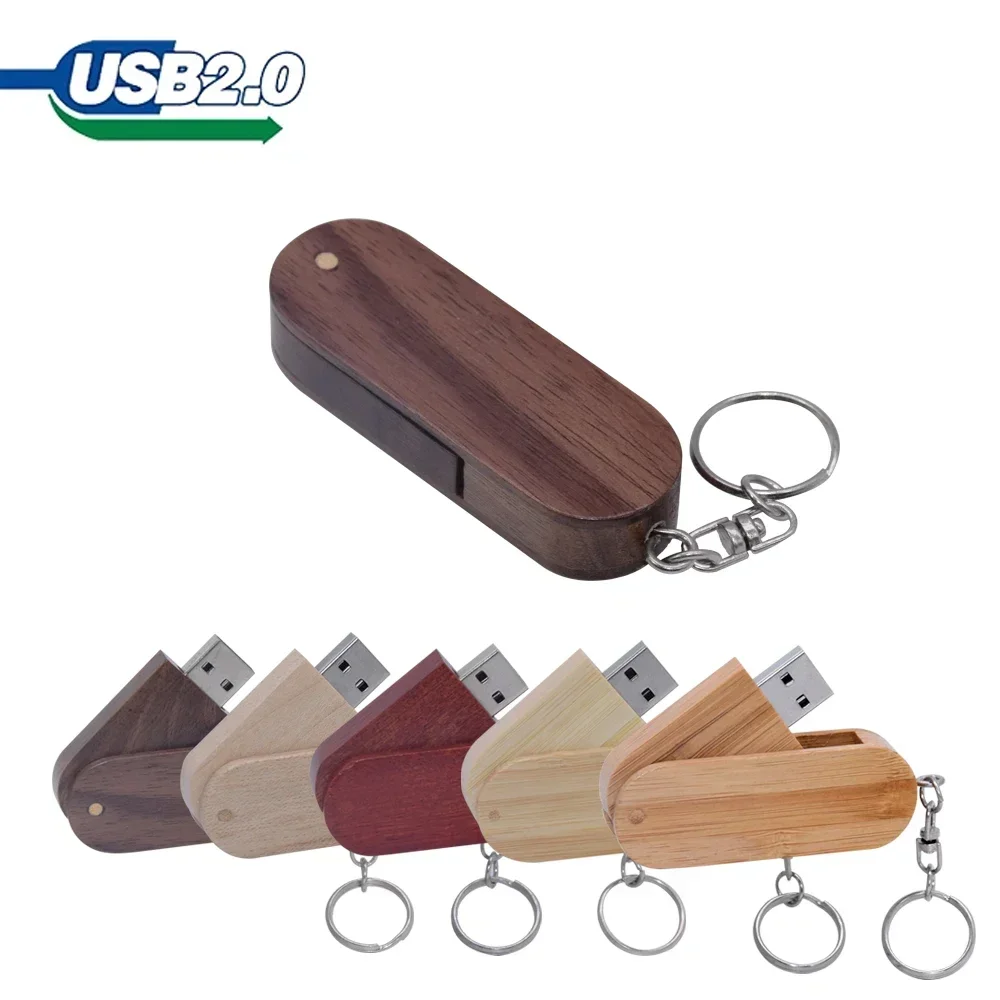 כונן עט 128GB usb 2.0 כונן הבזק עץ כונן פלאש 4 גרם 8 גרם 16g 32g pendrive זיכרון דיסק 64g u מקל על מפתח (10 יח 'לוגו חינם)