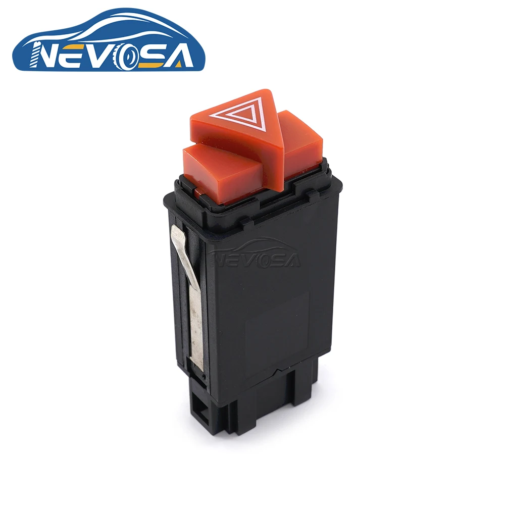 NEVOSA 8L0941509L For Audi A3 1996 2003 Car Hazard Warning Red Button Emergency Hazard Flasher Warning Light Switch Car Repair