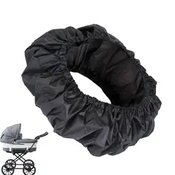 Baby Stroller Wheel Dustproof Protector Dustproof Wheelchair Tire Protector Infant Pram Wheel Anti-Dirty Stroller Accessory