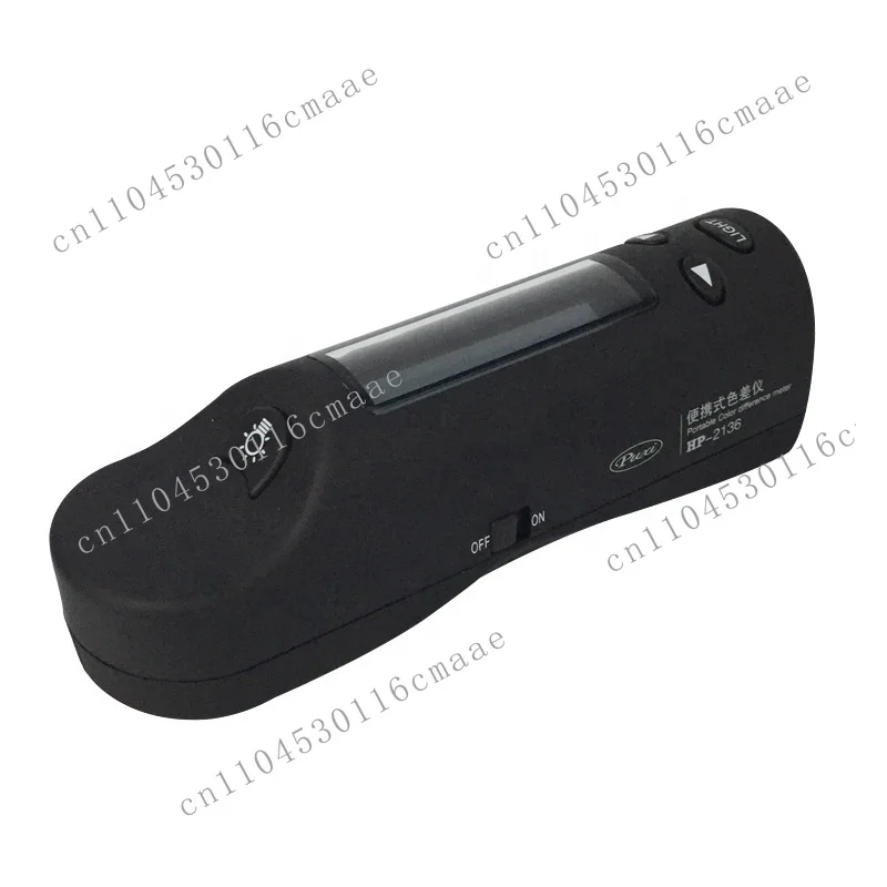 The high-precision digital portable colorimeter HP-2136 is used in the plastics, metals, printing, and paint industries