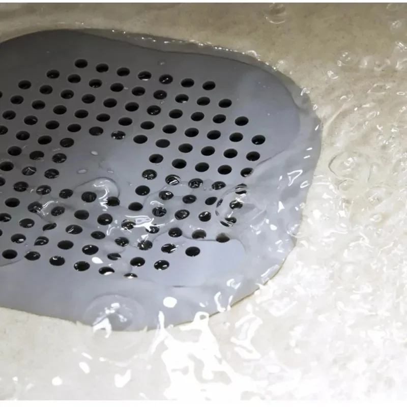 Hair Filter Sink Anti-blocking Strainer Bathtub Shower Floor Drain Stopper Silicone Kitchen Deodorant Plug Bathroom Accessories