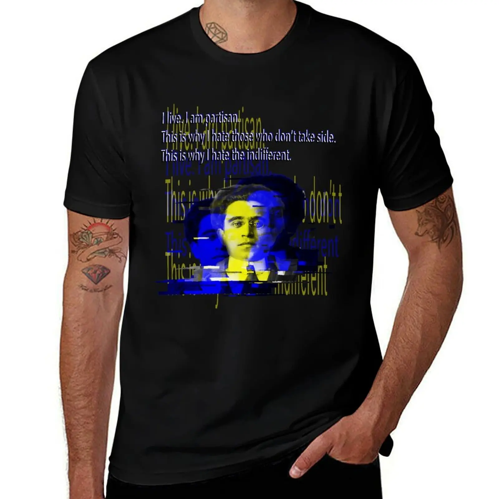 Gramsci : J'ai horreur des T-shirts indifférents, T-shirt de haute qualité et durable