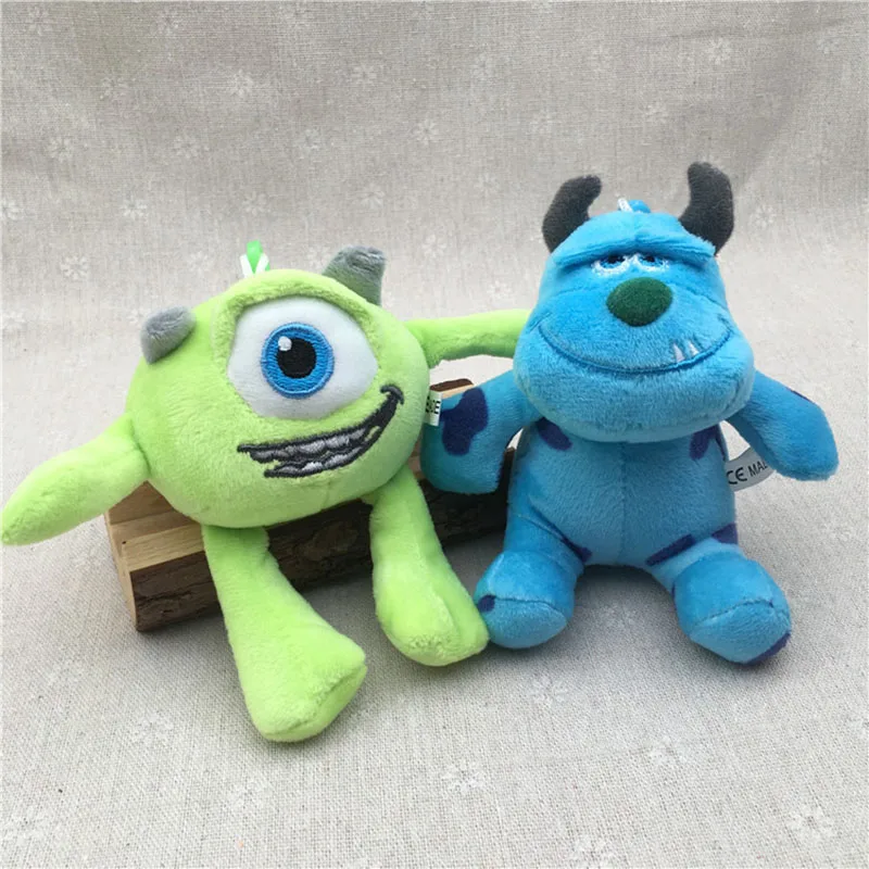 Disney Cute Stitch Lotso Toys Keychain Backpack Pendant Toy Story Alien Sullivan Cartoon Decor Doll Key Ring Toys Kids Xmas Gift