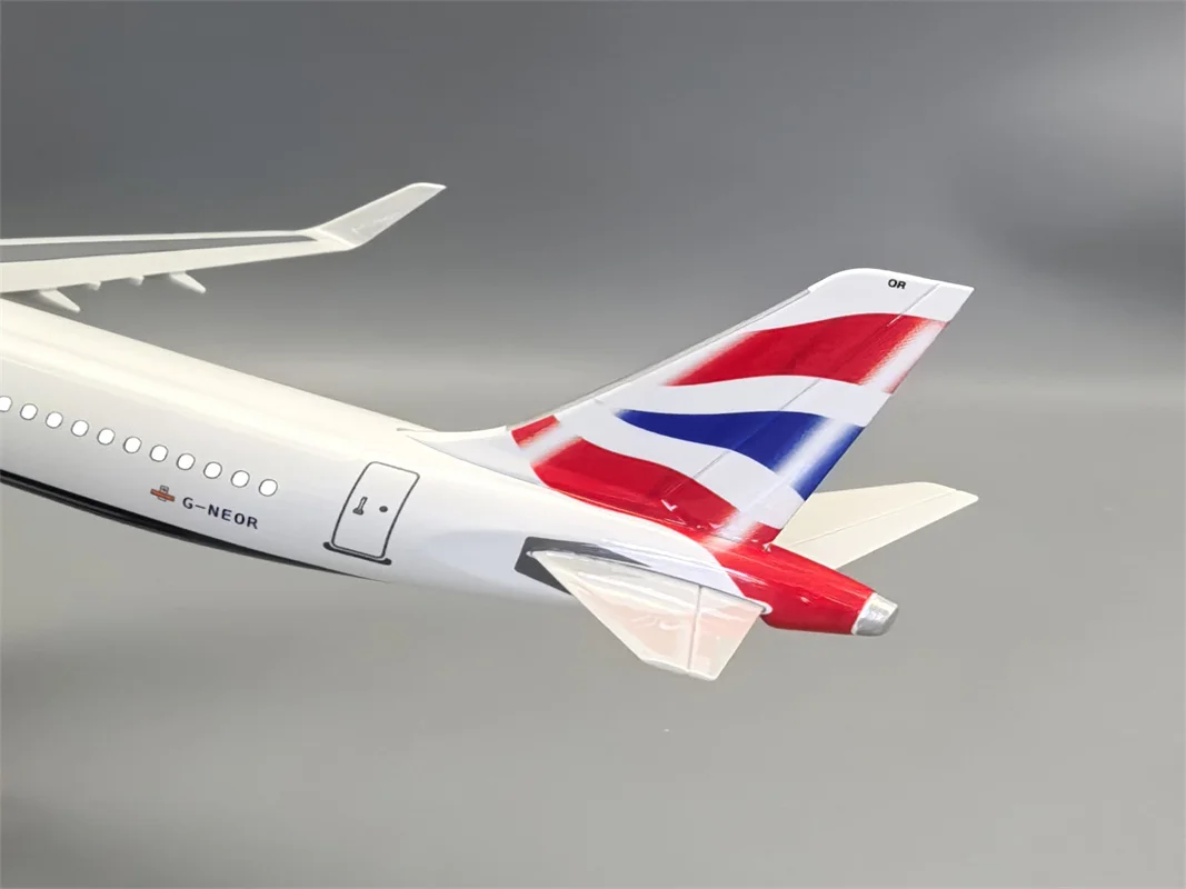 Aereo In Resina Scala 1/100 321neo A321 Neo British Airways Airlines Modello 44 Centimetri Modello di Aereo Aereo Kit giocattoli ragazzi bambini Regali