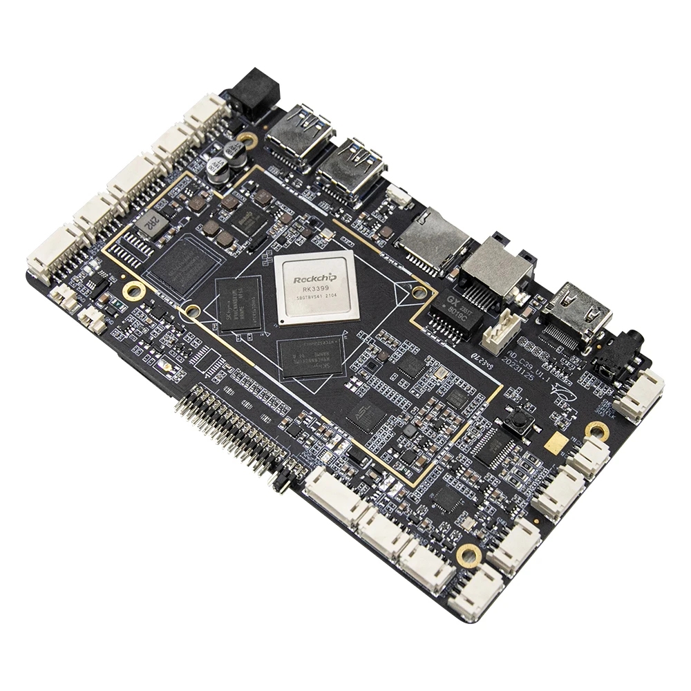 7x24 часа Rockchip RK3399 промышленная материнская плата Android 9.0, высокопроизводительная материнская плата промышленного класса