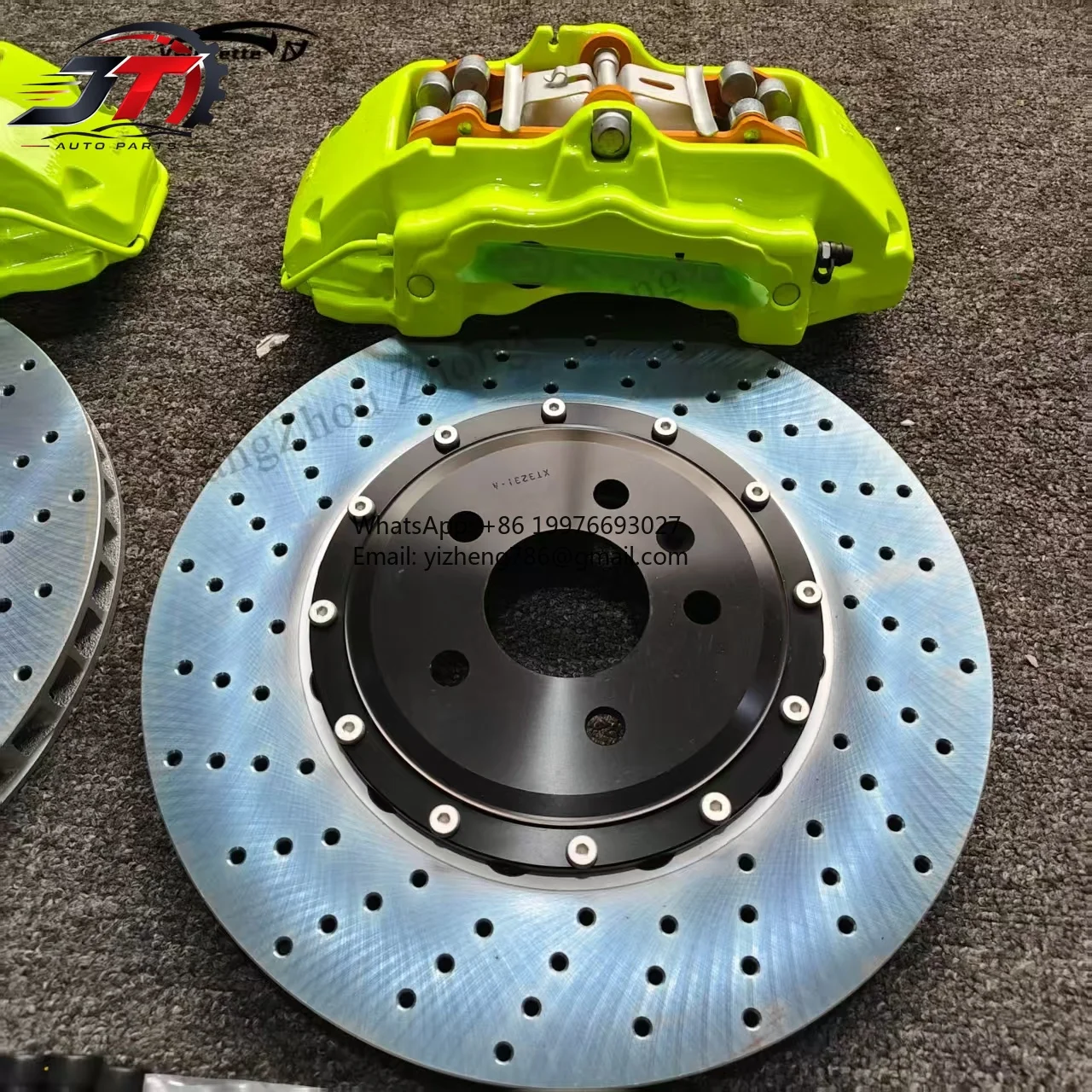 New style Front 355-380mm Disc 18z Big Brake Caliper Kit 6-Pot for Isuzu D-Max for Toyota Alphard for Audi A4 for Porsche 997 Ca