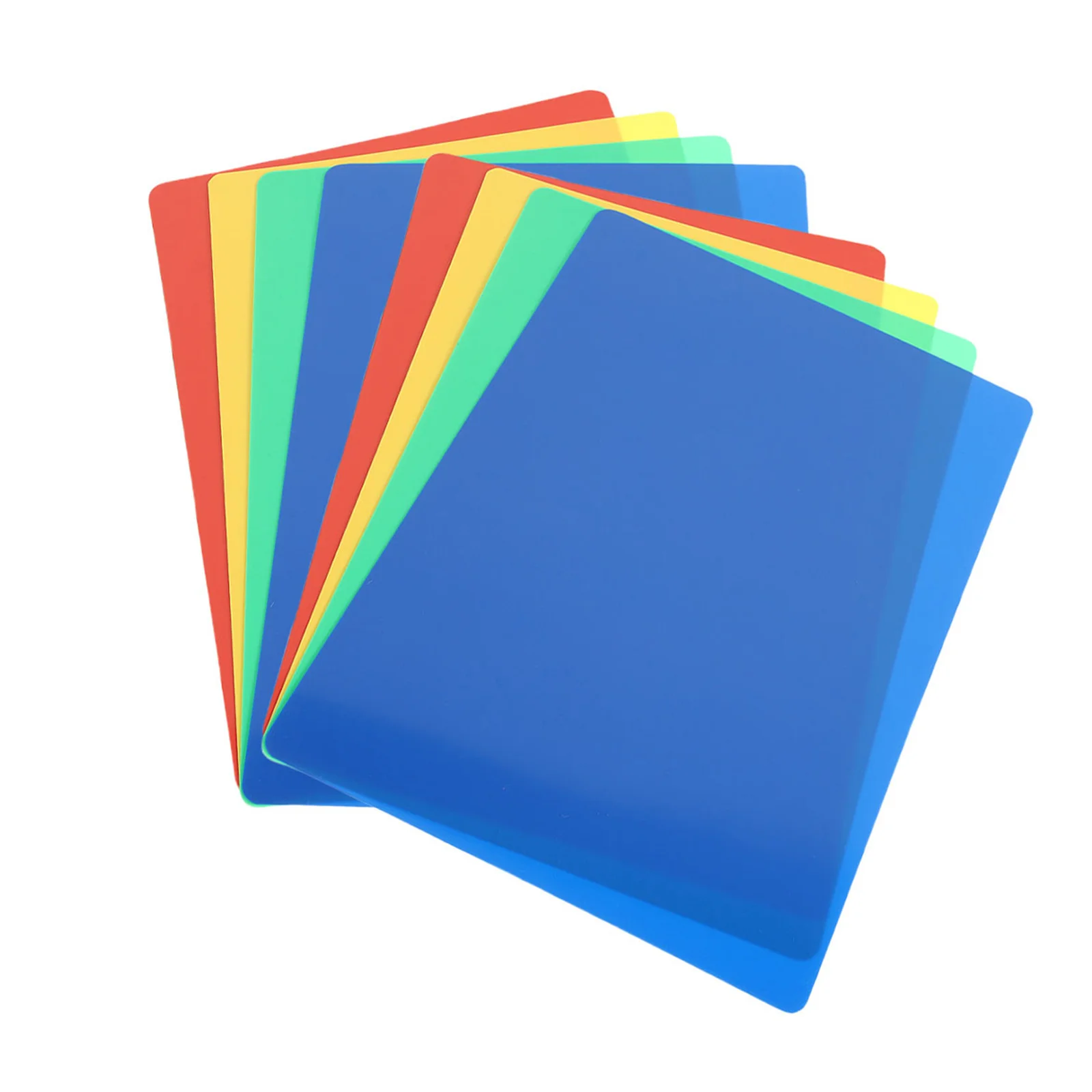 8Pcs Plastic Polymer Clay Cutting Boards Pottery Mats DIY Clay Pads Mats Surface Protector