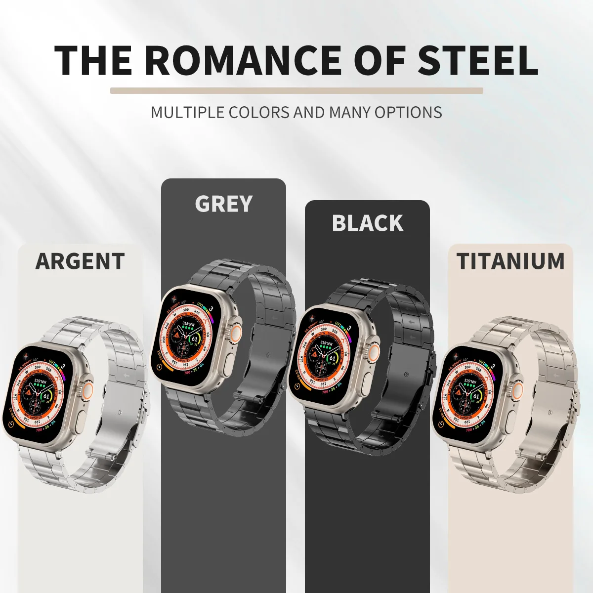 高級チタンバンド Apple Watch Ultra3 2 1 49mm 45mm 41mm 44 40mm対応 リストバンド ストラップ iWatch S11 10 9 8 7 6 SE 5 4 ブレスレット