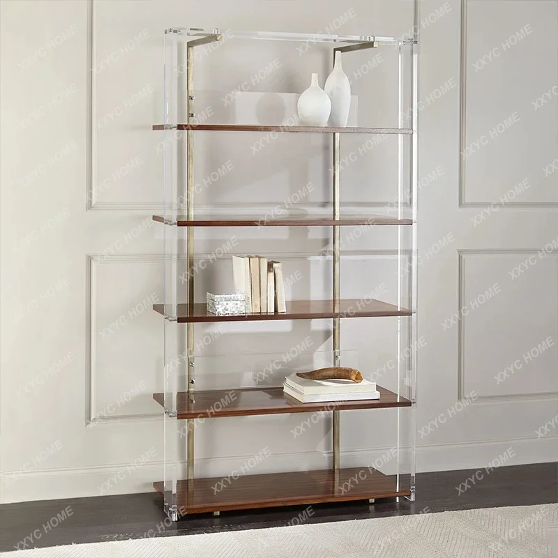A Modern simple high transparency acrylic shelf