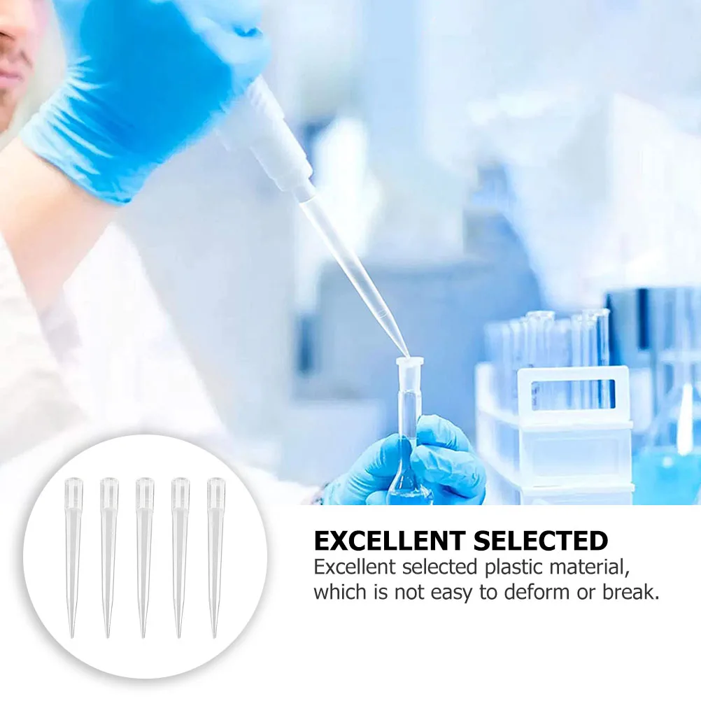 

50 Pcs Suction Pipette Tips Pipetter Pipettor Pointy Liquid Laboratory