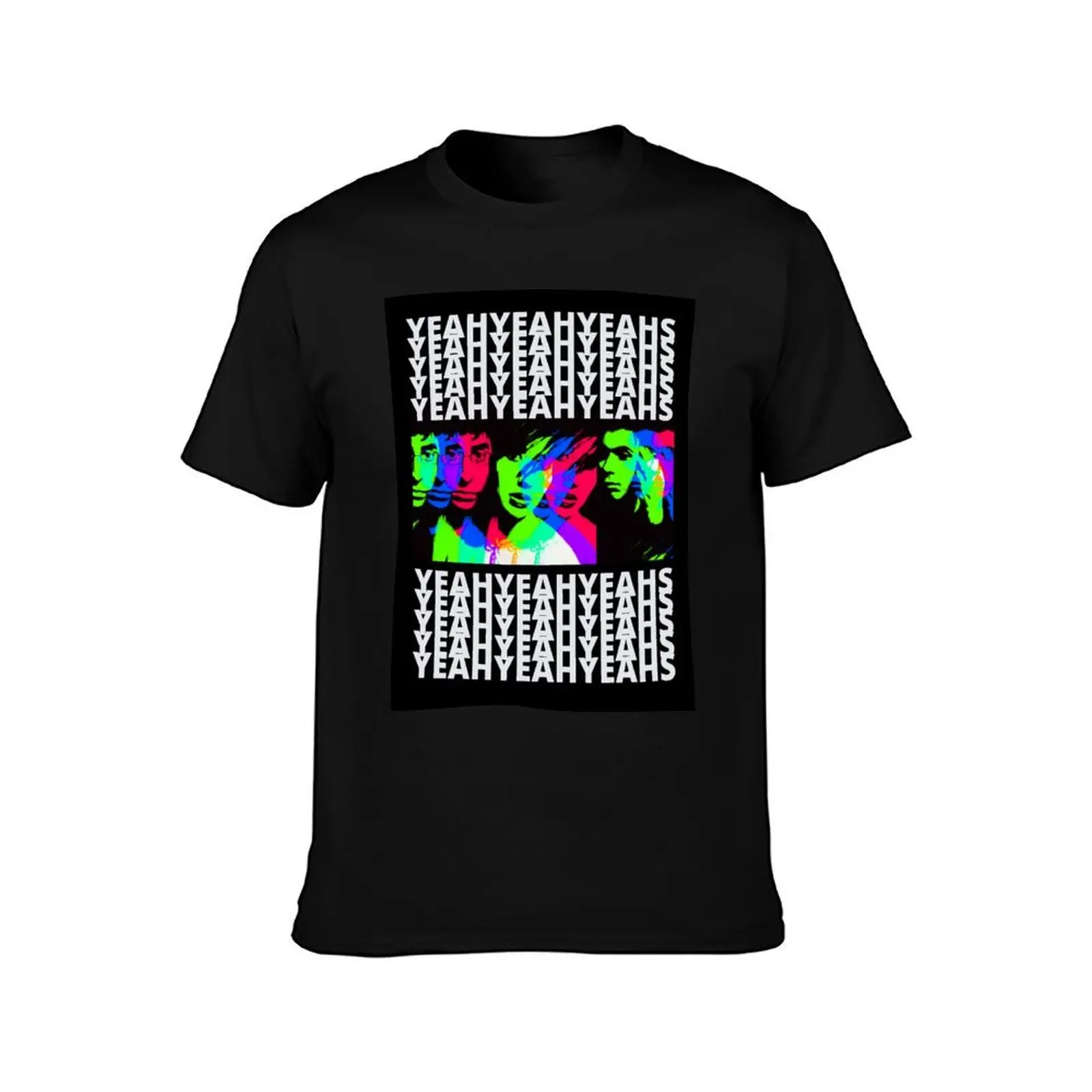YEAH YEAH YEAHS POP ART T-Shirt Summer Casual Cotton Tee Oversized Streetwear Tops Vintage Graphic Print Unisex Men Women