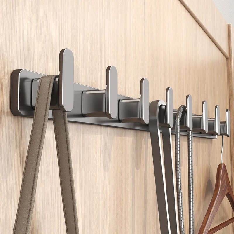 Behind the door, entrance hanger hook, wall hanger, bathroom coat hanger, toilet towel punch-free wall