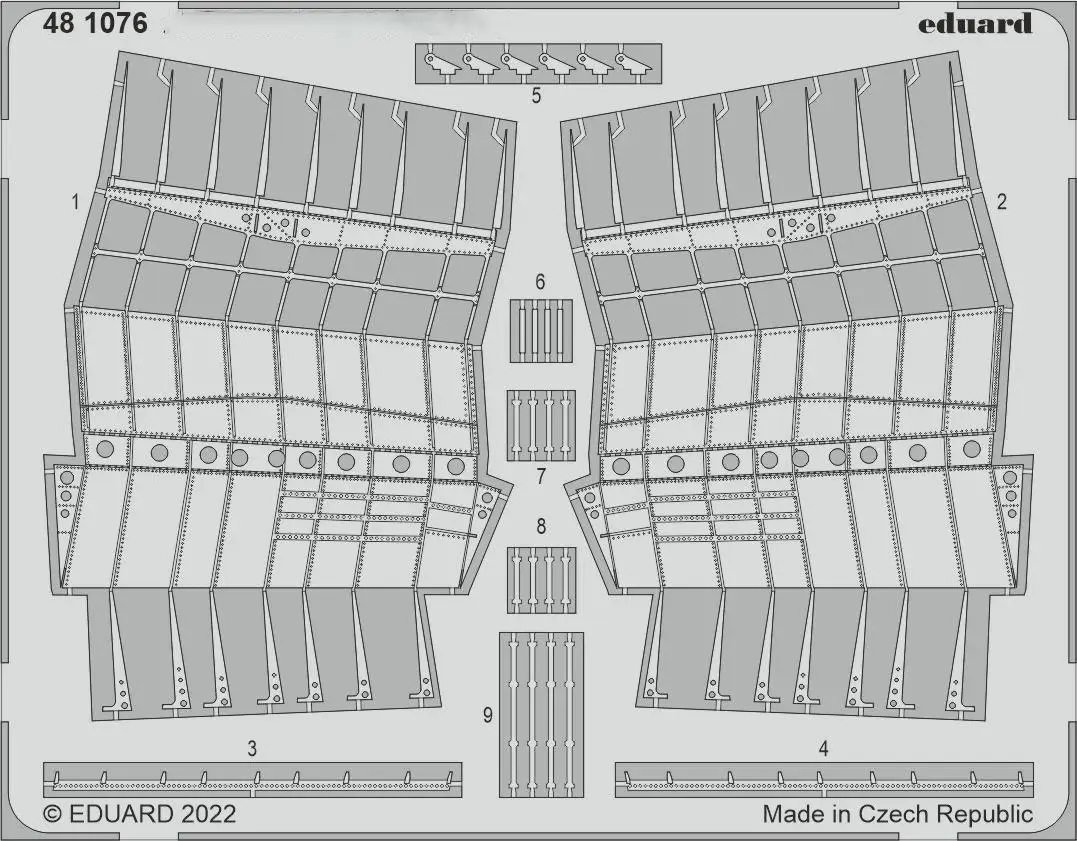 

Eduard EDU481076 1/48 A6M2 Landing Flaps for Eduard 11155/11158/82211/82212