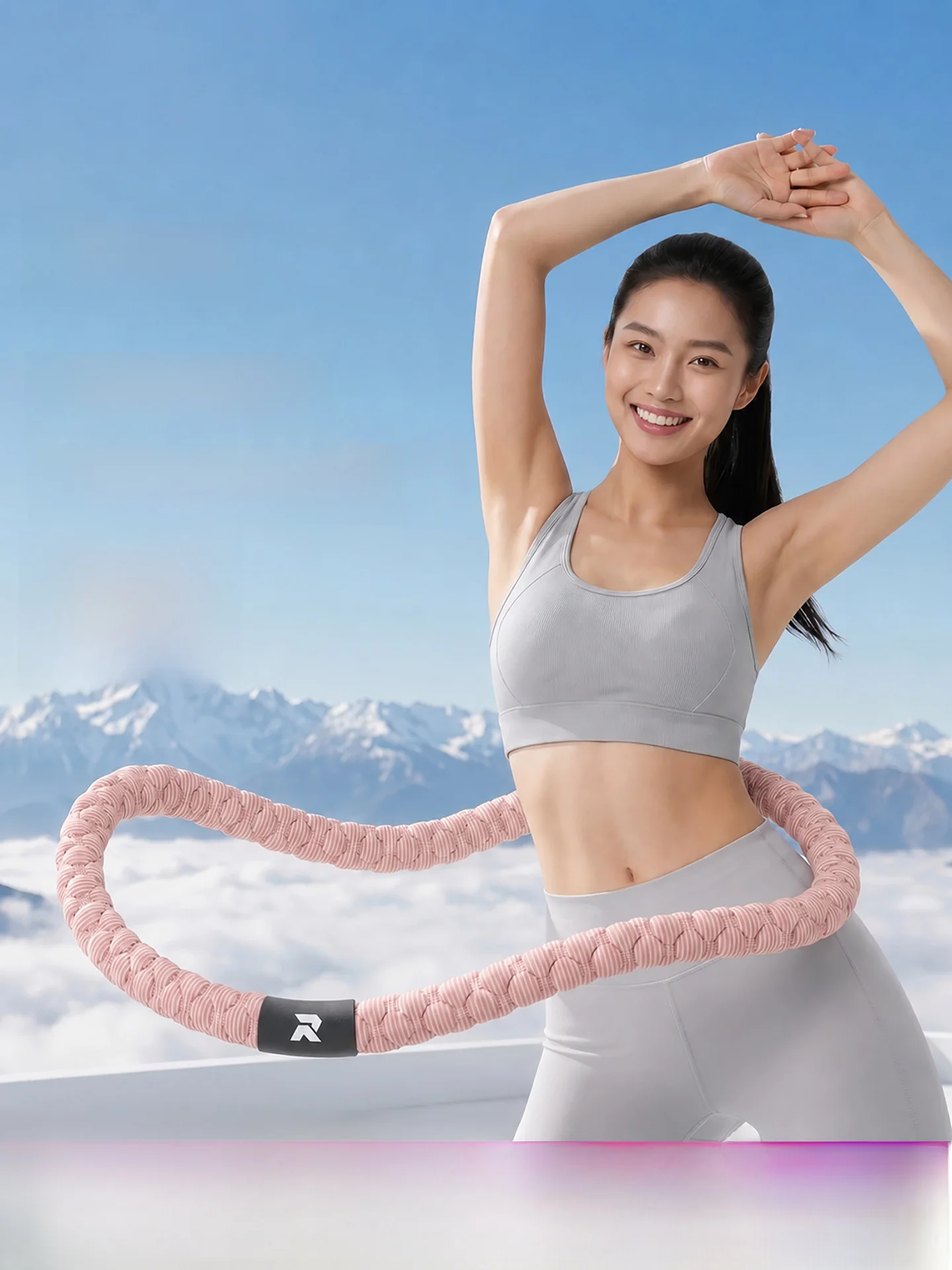 ソフトアイスシルクフラフープ女性用腹部痩身静音エクササイズフィットネス機器若者向けウエストと腹部トレーニング専用