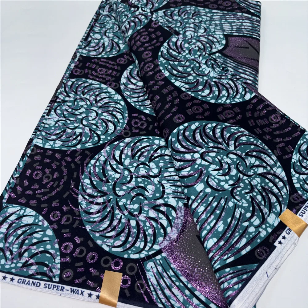 Nieuwe 100% Katoen Afrikaanse Gouden Wax Stof Wax Grand Hoge Kwaliteit Stof Ankara Print Stof Voor DIY Maken Naaien Kleding 15A86