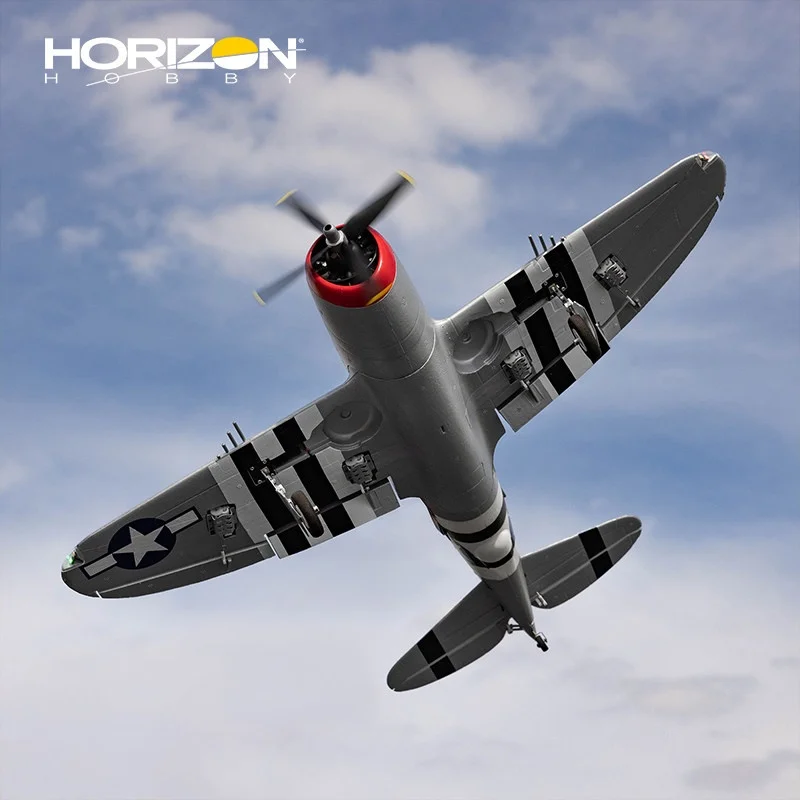 Horizon Hobby P 47 Thunderbolt RC Airplane 625mm Wingspan EPO With Flaps Retractable Landing Gear Hobby Toy