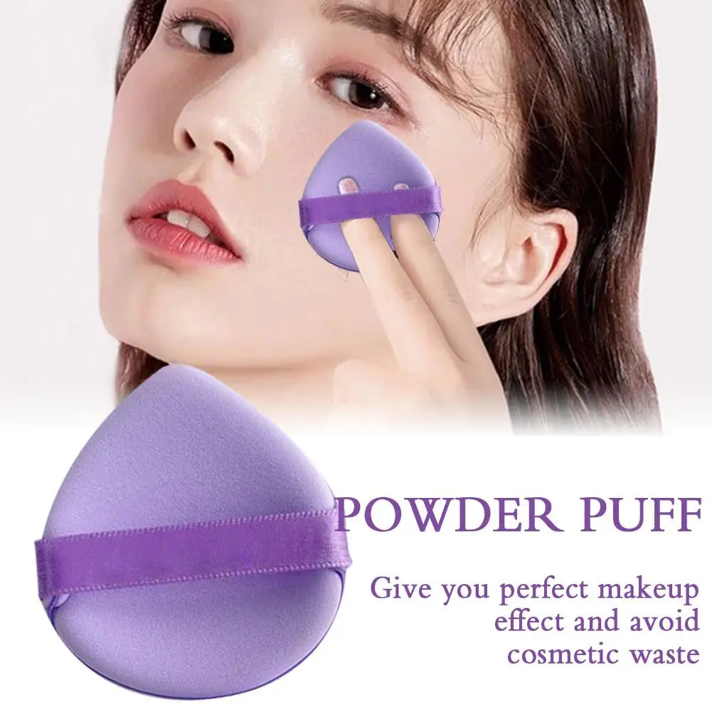 Soft Plush Powder Puff para maquiagem, molhado e seco, uso para fundação, ferramentas cosméticas líquidas, Q6l7, 1PC