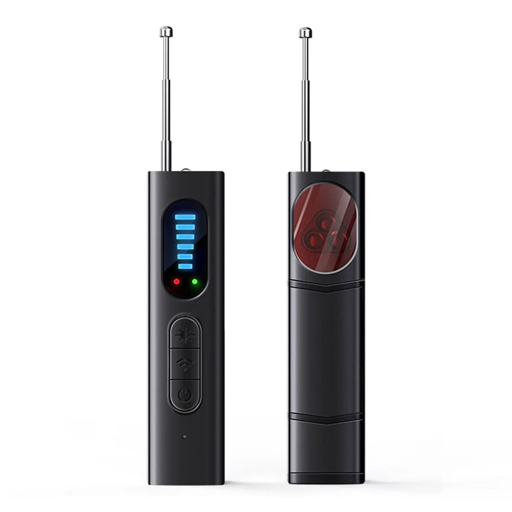 Detectores de cámara inalámbricos, 5 niveles de sensibilidad ajustable, GPS, 25H de tiempo de trabajo, barredora electrónica para oficina y baño