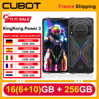 Cubot KingKong Power 3, 10200mAh Battery 16(6+10)GB+256GB Rugged Smartphone Android, 123dB Speaker, Helio G99,120Hz 6.72\