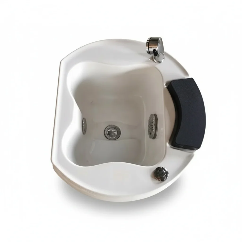 Whirlpool Foot Spa Sink, Electric Pipeless Jet Pedicure Bath, Heavy Duty Massage Foot Spa Basin, Beauty Salon Spa Furniture