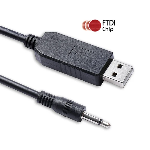 Cable de programación USB FTDI FT232RL CI-V Control Cat para Radio ICOM IC-718 IC-725 IC-726 IC-728 CT-17