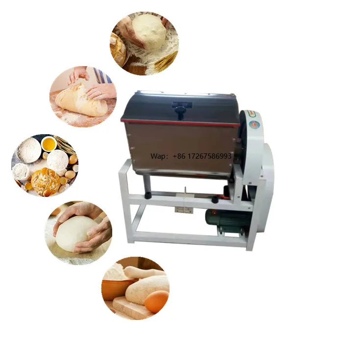 

Large Capacity Horizontal Dough Mixer Pizza Cake Bread Dough Mixing Machines Dough Making Maker Flour Mixer Machine for Bakery