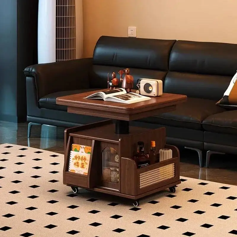 

Mobile Simple Coffee Table Modern Nordic Replica Trendy Center Table Space Saving Chinese Nordic Ergonomic Trendy Furniture